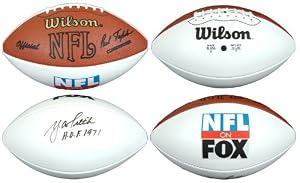 Y.A. Title Signed Wilson NFL Autograph Football