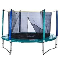 Red Hot Price - Ultra High Quality 10ft Trampoline Made From Heavy Duty Weather Resistant Material - Includes Free Weather Cover and Safety Net