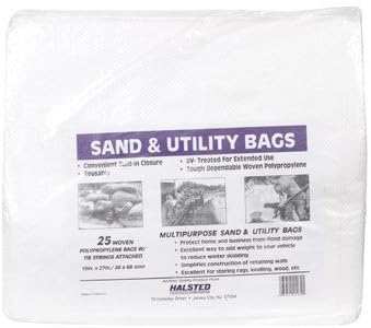 Halsted Sand Bags 15 " X 27 " White