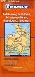 Michelin Germany Northwest: Schleswig-Holstein, Hamburg, Niedersachsen, Bremen Map (Michelin Regional Maps)