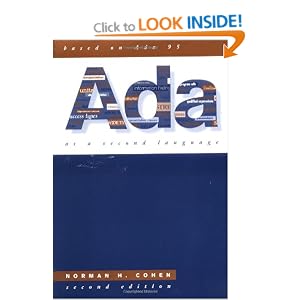 Ada As A Second Language (McGraw-Hill Series in Computer Science)