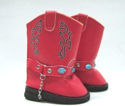 RED COWGIRL BOOTS - Western Cowboy - Fits the American Girl 18" Doll Clothes
