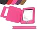 DURAGADGET Pink Genuine Leather Book Style Case/Cover With Magnetic Clasp For Amazon's New Kindle TOUCH, Wi-Fi, 6" E Ink Display (Latest Generation)
