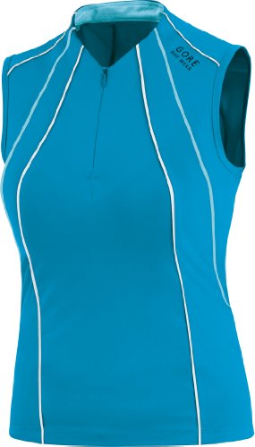 Gore Bike Wear Women's PHANTOM SUMMER LADY Singlet, X-Large, Pool Blue/White