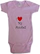 I LOVE MY AUNTIE! - BigBoyMusic Baby Designs - White, Blue or Pink Onesie / Baby T-shirt