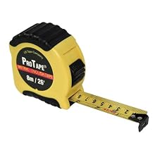 US Tape 52768 1-Inch x 26-Foot/8M English/Metric ProTape