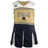 adidas Notre Dame Fighting Irish Navy Blue Youth Two-Piece Cheerleader Dress by Football Fanatics