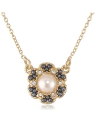 kate spade new york "Park Floral" Mini Pendant Necklace, 16"
