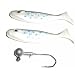 2 Shad + 1 Jighaken 8 cm Forelle