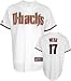 Brandon Webb Jersey: Adult 2010 Majestic Home White Replica #17 Arizona Diamondbacks Jersey - Small