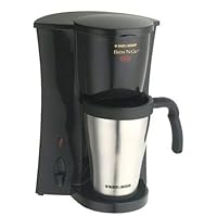 Applica/Black and Decker DCM18S Black and Decker Brew N' Go Personal Coffeemaker With Travel Mug