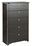 Nexera 320517 Dixon Five Drawer Chest Dresser, Espresso