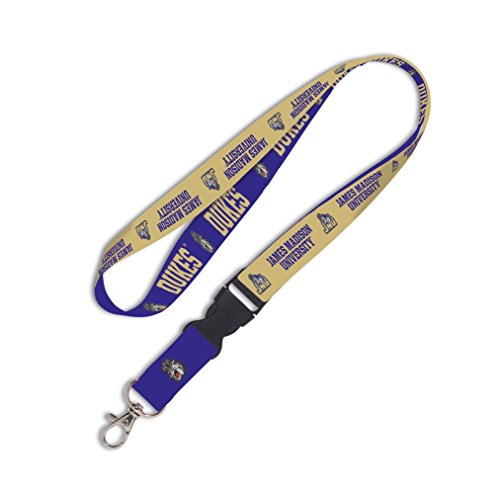 NCAA James Madison Lanyard with detachable buckle