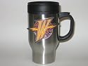 GOLDEN STATE WARRIORS 16 oz. Logo Stainless Steel TRAVEL MUG