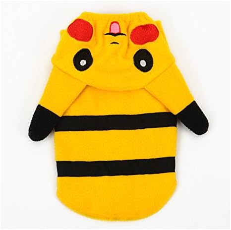 Angeler Pet Clothes Pikachu Dog Clothes Tactic Autumn and Winter Warm Jumpsuit Clothes