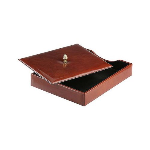 Click here to buy Bosca Letter Tray With Lid.