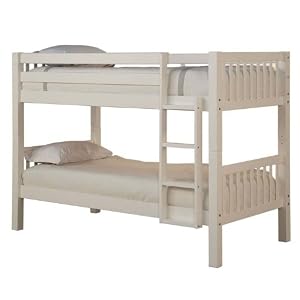 Powell White Twin/twin Bunk Bed In 2-carton
