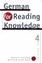 German for Reading Knowledge