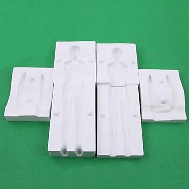GONGXI DIY 3D Fondant Cake Modelling 6PCS/Set Male Body Shape Die Mold