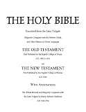 The Douay Rheims Version Holy Bible (Catholic)