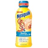 Nestle Nesquik Flavored Milk, Vanilla (1 %), 16-Ounce Bottles (Pack of 12)