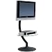 BDI ASPECT 9760 Black Cantilever TV Stand