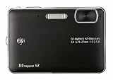 GE G2-BK 8MP Ultra-Slim Digital Camera with 4X Optical Zoom and 2.7-Inch LCD with Auto Brightness (Black)
