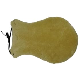 ENGLISH SHEEPSKIN SEAT SAVER -LARGE - GOLD