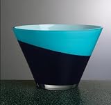 Ashton Sutton Black and Aqua Bowl