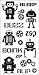 Blips & Bleeps Clear Stamps 4