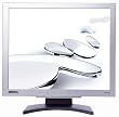 Benq FP91GP 48,3 cm (19 Zoll) TFT Monitor silber/schwarz (Kontrast 1000:1, 8 Ms Reaktionszeit)