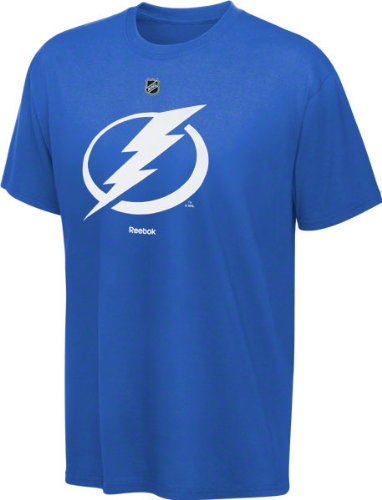 NHL Youth Tampa Bay Lightning Primary Logo S/S Tee - R8P3Bmktt (Royal, Small)