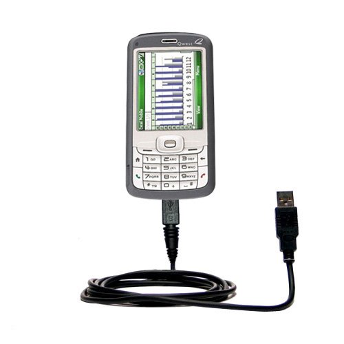 Classic Straight USB Cable for the HTC Fusion with Power Hot Sync and Charge capabilities - uses Gomadic TipExchange Technology