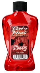Body Heat Warming Massage Lotion, Cherry