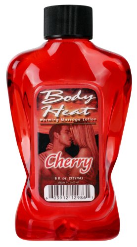 Body Heat Warming Massage Lotion, Cherry