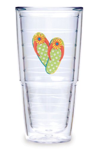 Tervis 24 oz. Big T Daisy Dot Flip Flop Tumbler