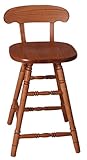 401 Promotional Low Curve Back Oak Barstool