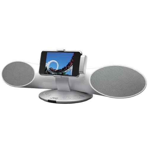 JVC XS-SR4 Stereo-Lautsprecher f&uuml;r Apple iPod silber