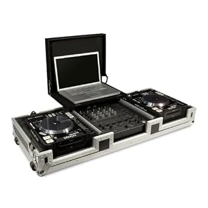 Road Ready RRL10CDJW 10 inch LAPTOP COFFIN FOR LARGE FORMAT CD PLAYERS by 