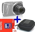 eHome Bundle: Kodak M580 Digital Camera (new, in *Scratched Box) +4GB +Case (Easyshare M580 Silver 14MP 8x Optical Zoom 3" LCD)