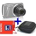eHome Bundle: Kodak M580 Digital Camera (new, in *Scratched Box) +4GB +Case (Easyshare M580 Silver 14MP 8x Optical Zoom 3" LCD)
