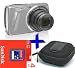 eHome Bundle: Kodak M580 Digital Camera (new, in *Scratched Box) +4GB +Case (Easyshare M580 Silver 14MP 8x Optical Zoom 3" LCD)...