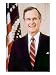 George Herbert Walker Bush, American President Giclee Poster Print, 9x12