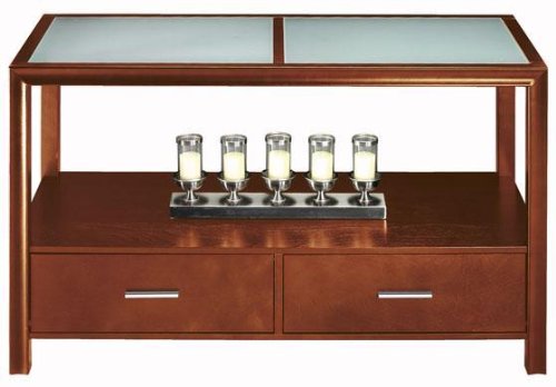 Denmark Console Table 2-DRAWER CARAMEL