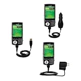 Deluxe Kit for the Samsung SCH-i760 includes a USB cable with Car and Wall Charger - Gomadic Brand w/ TipExchange Technology