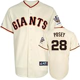 Buster Posey Jersey: San Francisco Giants #28 Home Replica Jersey with 2010 World Series Champs Patch
