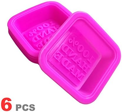 Handmade 100% Silicone Soap Molds Baking Mould Cupcake Liners (Square)