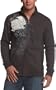 Zoo York Men's Ornate Skull Track Jacket,Black,Large