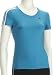Adidas CL Core T-Shirt Womens Blue/White - Size 12