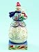Jim Shore / Heartwood Creek - Small Snowman With Snow Cat: Winter Friends